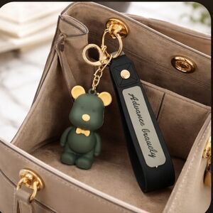 Key Chain Silicone Bear NWOT